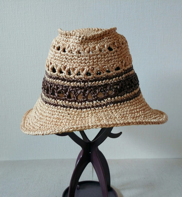 エコアンダリヤの夏帽子 2枚目の画像