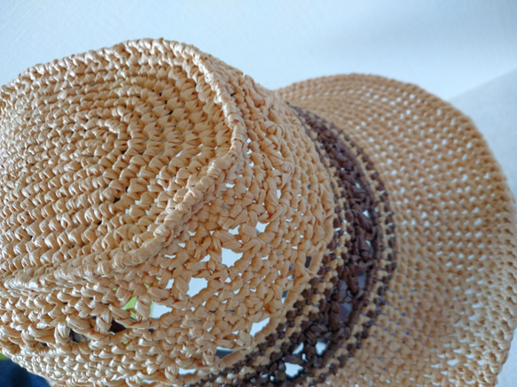 エコアンダリヤの夏帽子 4枚目の画像