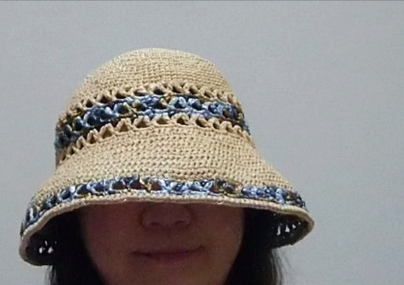 エコアンダリヤの夏帽子 6枚目の画像