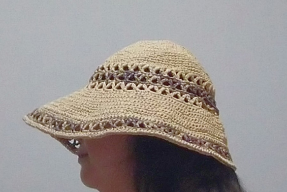 エコアンダリヤの夏帽子 9枚目の画像