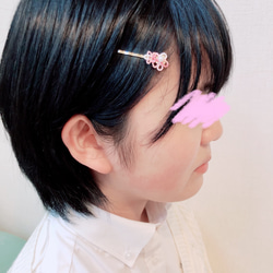 春色 桜のヘアピン 2個セット  タティング 3枚目の画像