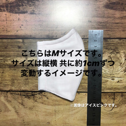 【受注制作】アイボリー 6重構造 マスク フィルター＆ワイヤーポケット付き おまけ付き 2枚目の画像