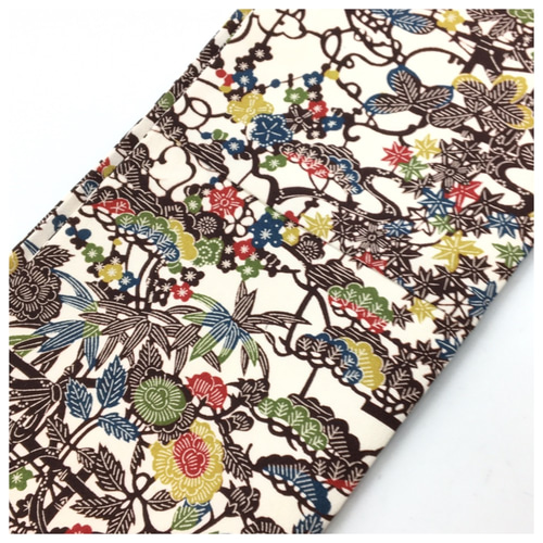 半幅帯　古典柄　正絹 半幅帯 正絹 古典 茶屋辻模様 正絹 全通 長尺 440センチ リサイクル品