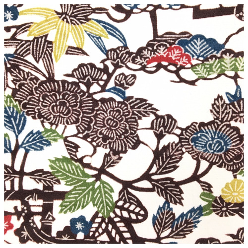 半幅帯 正絹 古典 茶屋辻模様 正絹 全通 長尺 440センチ リサイクル品