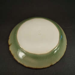 青磁小皿　五個セット　唐山窯製　青瓷　青磁　銘々皿　小皿　手作り　やきもの　焼物 6枚目の画像