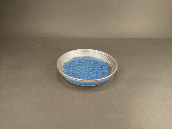 青瓷小皿　五個セット　唐山窯製　青瓷　青磁　銘々皿　小皿　手作り　やきもの　焼物　陶器 4枚目の画像