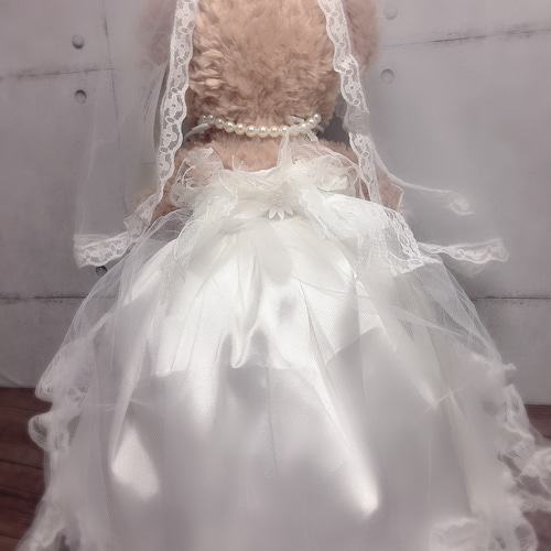 ぬいぐるみウェディングドレス ぬいぐるみ用 ウエディングドレス ぬいぐるみ 4on 通販 9192159