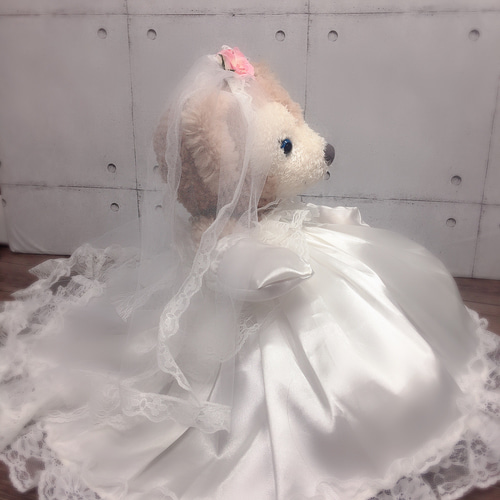 ぬいぐるみウェディングドレス ぬいぐるみ用 ウエディングドレス ぬいぐるみ 4on 通販 9192159