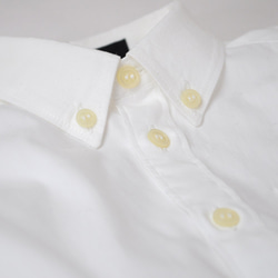 【ベビーフォーマル】蝶ネクタイ付き　半袖　ボタンダウンコットンシャツ 6枚目の画像
