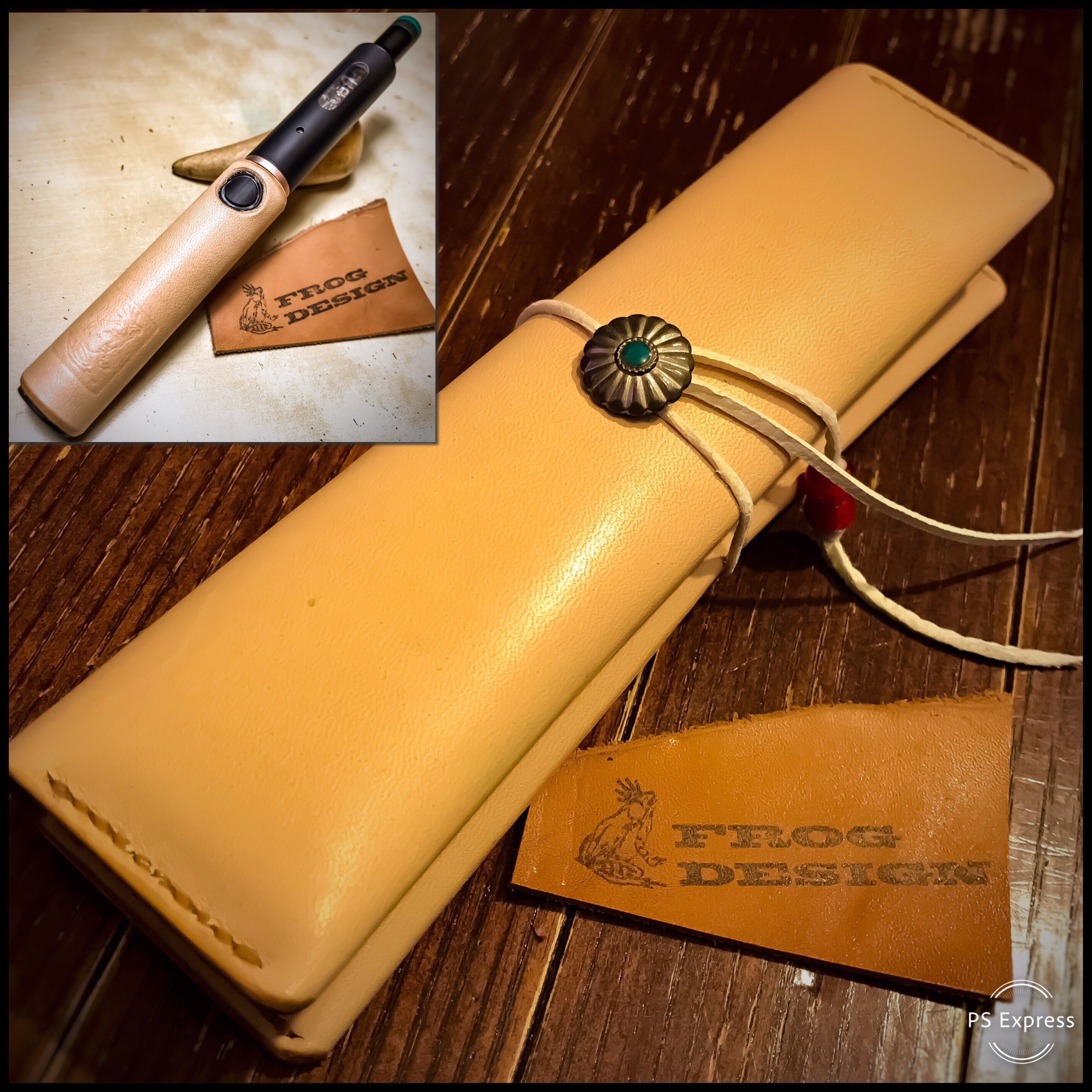 【PloomTECHplus ASet】プルームテックプラス 本革製ケース ロング&カバー