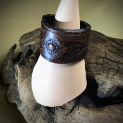 【frogdesignfactory】leather ring 本革製指輪 1個 2枚目の画像