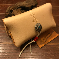 glo Hilo】グローヒーロ レザーカバー 〝髑髏 混〟 （画像は朱殷