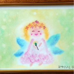 『妖精〜自然の愛〜』【パステルアート原画】 4枚目の画像