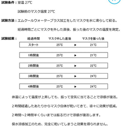 《送料無料》ヒンヤリ夏マスク 保水涼感 　ガーゼ生地　普通～大きいサイズ有 7枚目の画像