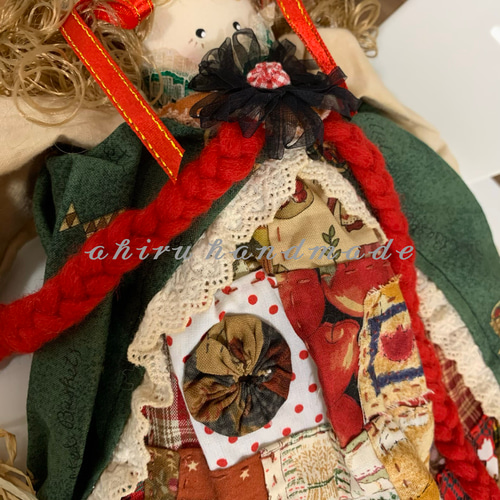 ♡K-CAT♡トールペイント♡カントリードールのクリスマス♡ハンドメイド♡ ♡K-CAT♡トールペイント♡カントリードールのクリスマス