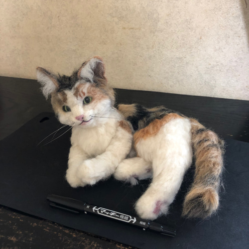 羊毛フェルト オーダーメイド 猫 三毛猫 等 羊毛フェルト ダイヤ 羊毛フェルト オーダーメイド 猫 三毛猫 等 羊毛フェルト ダイヤ