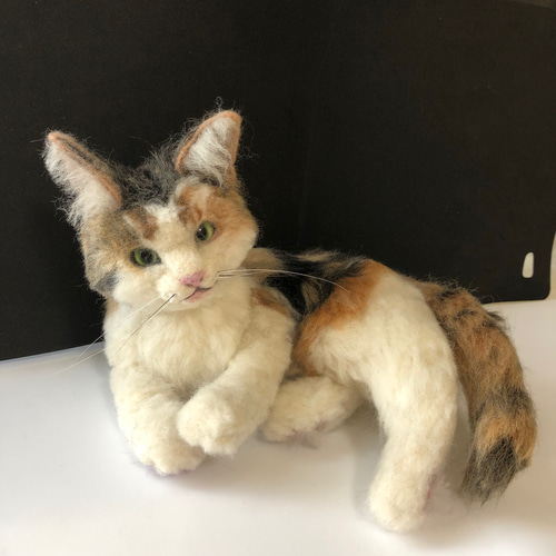 羊毛フェルト オーダーメイド 猫 三毛猫 等 羊毛フェルト ダイヤ 羊毛フェルト オーダーメイド 猫 三毛猫 等 羊毛フェルト ダイヤ
