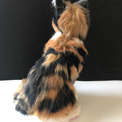 羊毛フェルト　猫　オーダーメイド　受け付け　三毛猫　日本猫　ミックス 9枚目の画像