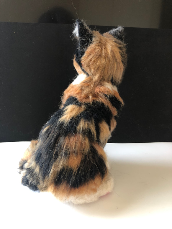 羊毛フェルト　猫　オーダーメイド　受け付け　三毛猫　日本猫　ミックス 9枚目の画像