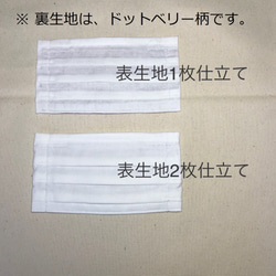 【送料無料・白無地・3枚セット】プリーツマスク(ポケット/ノーズワイヤー付) 5枚目の画像