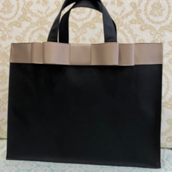 マグネット 底板ポリ黒 ネイビーリボン ☆オフィストート☆ ブラック ヌビバッグ NAKED(ネイキッド) TOTE BAG(S) | 吉田カバンホームページ