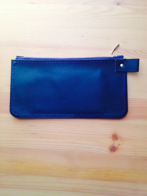 TEQUILA 【青/ブルー】手帳ケース　トラベルポーチ レザー 旅行 小物入れ