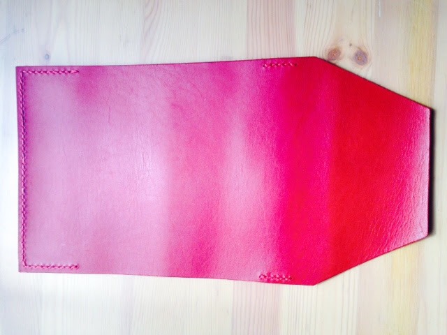 RITES 【赤/レッド】A6 栃木レザー 本革 ブックカバー ステーショナリー