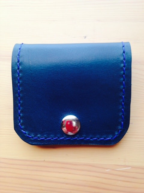 JINGLE 【青/ブルー】コインケース 革 レザー 小銭入れ 　本革　ギフト