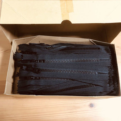 ファスナー　15cm 100本セット 黒　ブラック　YKK 4枚目の画像