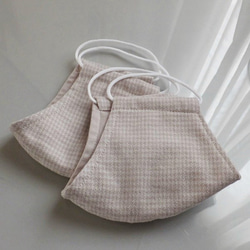 シンプルマスク❣️ハンドメイド ハンドメイド☆つけ心地のいい手作りマスク ☆ボタニカル