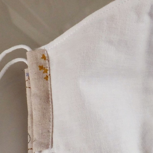 ハンドメイド☆つけ心地のいい手作りマスク ☆ボタニカル