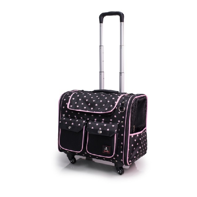 いいえMウィンドウペットトロリーケース_ピンクの愛