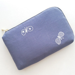 ミナペルホネン L字ファスナーポーチ マスク入れとしても☆ tambourine