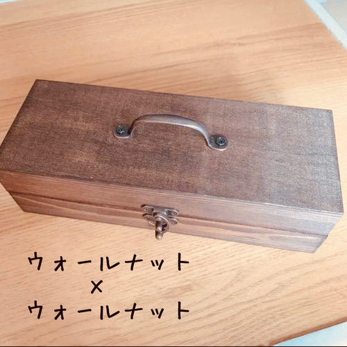 受注製作》ハンドメイド☆木製金庫☆キャッシュBOX♪*ﾟ 小銭