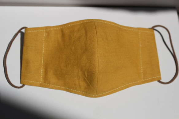 【おとなサイズ】素敵カラー綿麻マスク　フィルターポケット付き　おとな用(M/ML/L/LL)サイズ 4枚目の画像