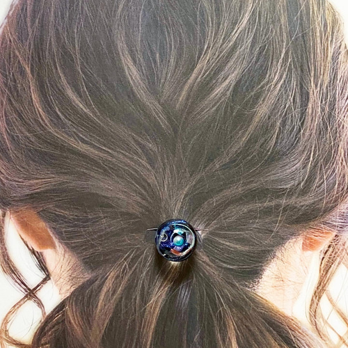 宇宙玉のヘアゴム ヘアゴム Raroko 通販 12749966｜Creema(クリーマ)