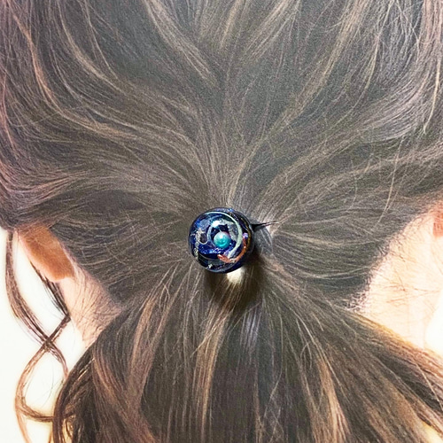 宇宙玉のヘアゴム ヘアゴム Raroko 通販 12749966｜Creema(クリーマ)