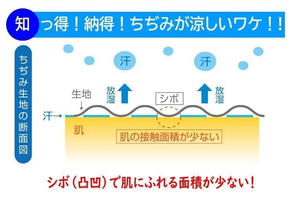 SALE☆  厳しい残暑に☀【汗や蒸れからお肌をまもる】表はサッカー！裏は涼しい高島ちぢみ！江戸紫 7枚目の画像