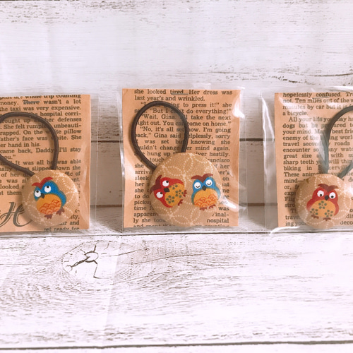 お買い得♡お揃い　コーデュロイとファー　くるみボタン　ヘアゴム 3個セット it-63619ef8c366c-1200.jpg