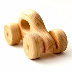 【木製】くるまのおもちゃ：ひのき（名入れ可） 3枚目の画像
