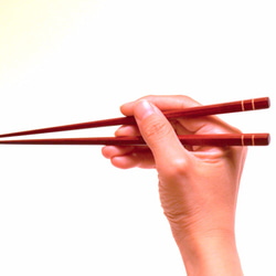 【木製】カチッとしたレディ箸：サッチーネ ライン 1枚目の画像