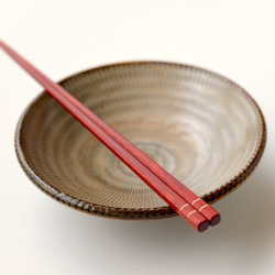 【木製】カチッとしたレディ箸：サッチーネ ライン 2枚目の画像