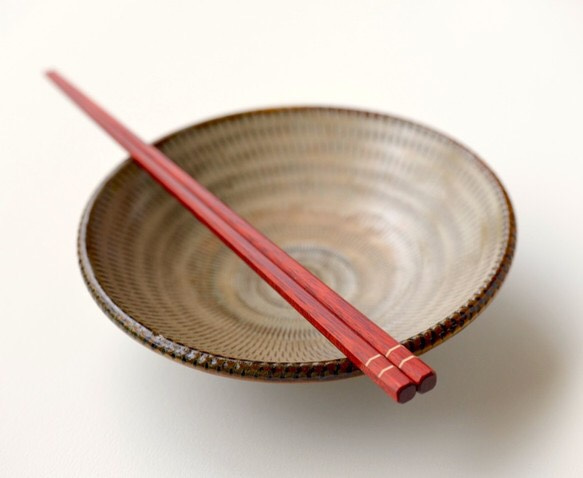 【木製】カチッとしたレディ箸：サッチーネ ライン 2枚目の画像