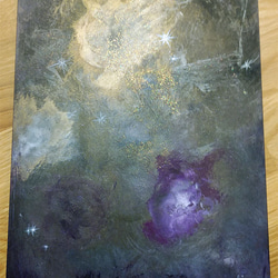 絵画☆原画（1点限り）「天ノ川（Milky Way）」（アクリル水彩画