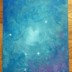 絵画☆原画（1点限り）「Univers（宇宙）」（アクリル水彩画