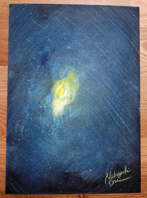 絵画☆原画(1点限り)『シリウス(Sirius)』(アクリル水彩画 絵画☆原画(1点限り)『シリウス(Sirius)』(アクリル水彩画