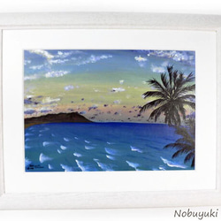 絵画☆原画(1点限り)「波のしぶき」(アクリル水彩画 2022年7 絵画☆原画(1点限り)「波のしぶき」(アクリル水彩画 2022年7