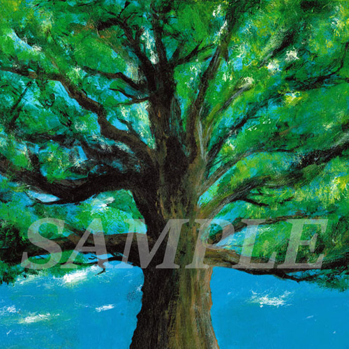 アクリル絵画「the TREE」原画 額装品【手描き/木・樹木・自然 アクリル絵画「the TREE」原画 額装品【手描き/木・樹木・自然