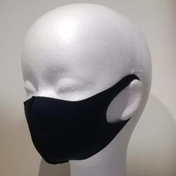 洗える3D立体マスク     紺       L 3枚目の画像