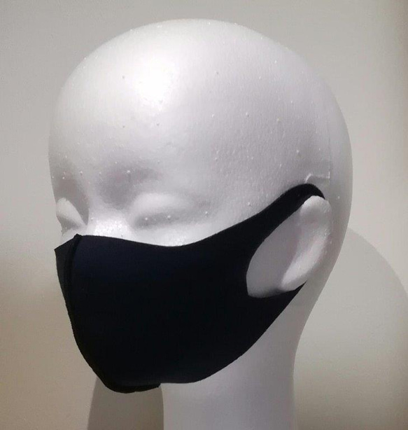 洗える3Ｄ立体マスク         紺        Ｓ 3枚目の画像